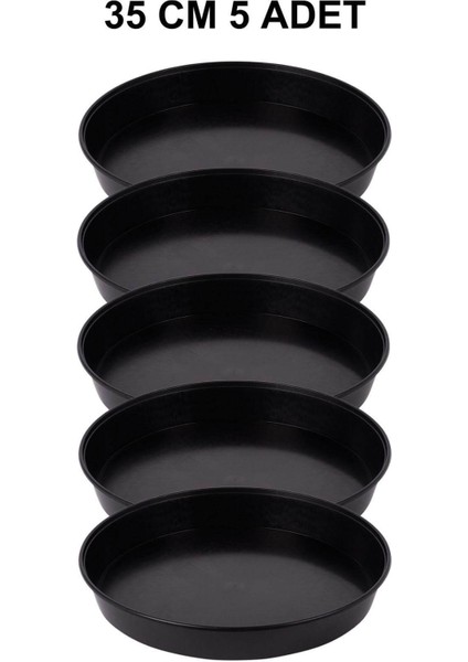 Yuvarlak Saksı Altlığı 35 cm 5 Adet