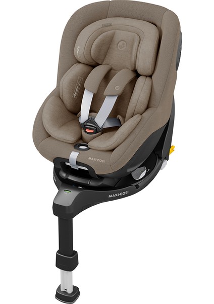 Mica 360 Pro I-Size Dünyanın Ilk Kızaklı, Araç Dışına Çıkabilen Adac'lı Isofix'li 360 Dönebilir Yatabilir 0-18 kg Bebek Oto Koltuğu Authentic Truffle