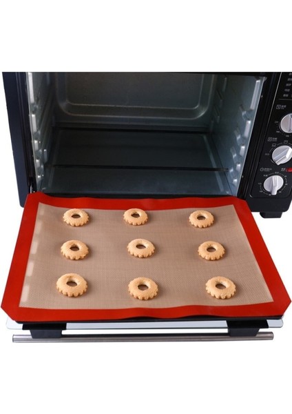 Kek Börek Pişirme Hamur Açma Matı 2 Adet Silikon Yıkanabilir Kendinden Yağlı Fırınlanabilir 30X40 cm fiyatları