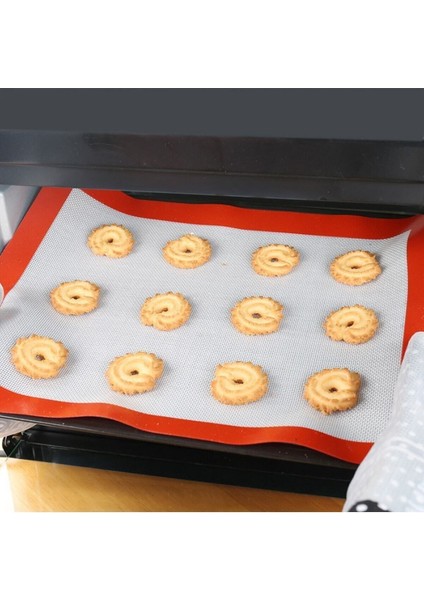Kek Börek Pişirme Hamur Açma Matı 2 Adet Silikon Yıkanabilir Kendinden Yağlı Fırınlanabilir 30X40 cm indirimleri