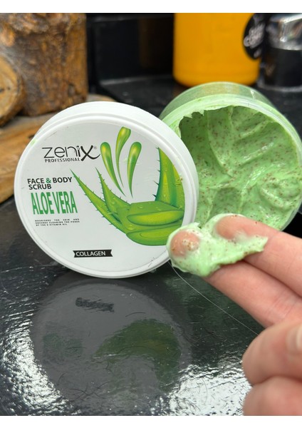 Professıonel Aloe Vera & Collagen Yüz ve Vücut Peelıng