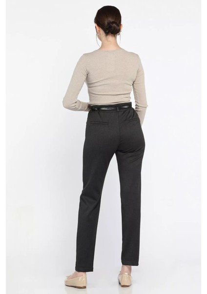 Büyük Beden Kadın Kemerli Kumaş Pantolon fırsatları