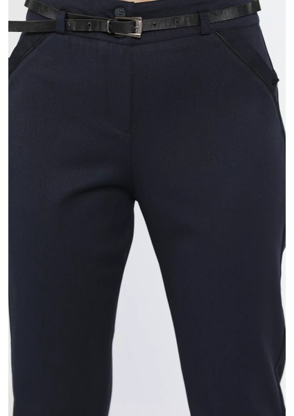 Büyük Beden Kadın Kemerli Kumaş Pantolon fırsatları