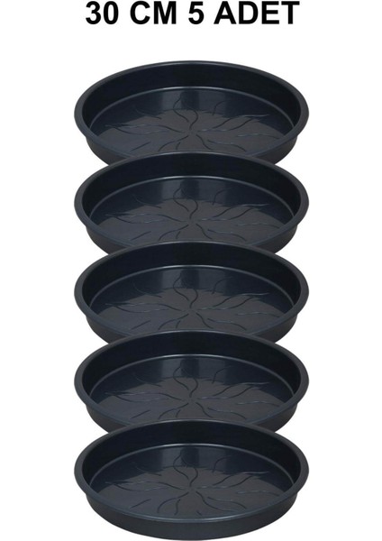 Yuvarlak Saksı Altlığı 30 cm 5 Adet