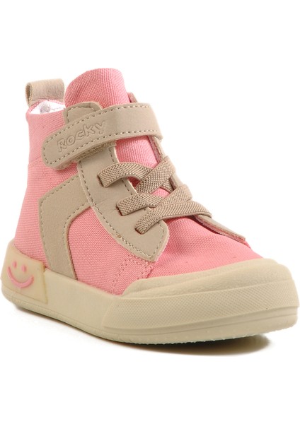 Pudra Cırtlı Çocuk Sneaker