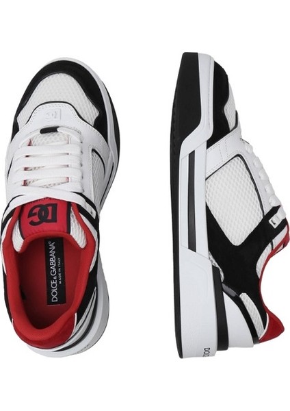 Mixed Material New Roma Sneakers