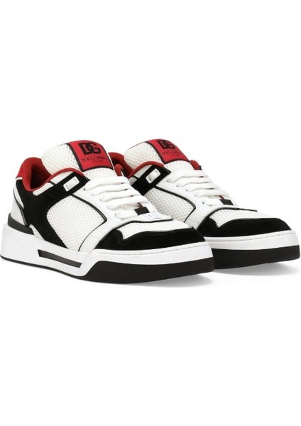 Mixed Material New Roma Sneakers