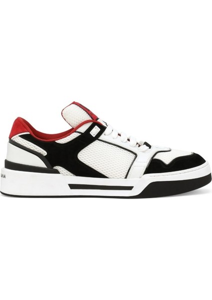 Mixed Material New Roma Sneakers