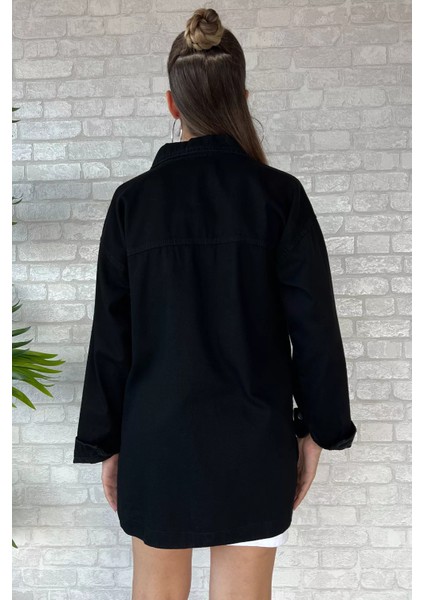 Çift Cepli Kot Jean Ceket modelleri
