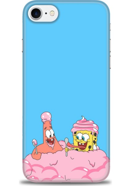 iPhone 7 Kılıf Hd Baskılı - Spongebob