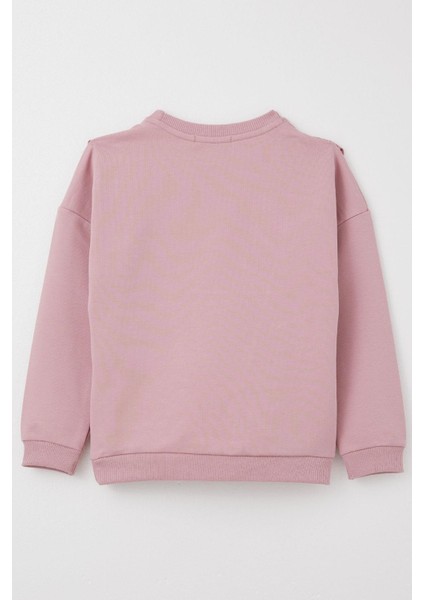 Kız Çocuk Sweatshirt Güpürlü 1.5-5 Yaş, Gülkurusu indirimleri