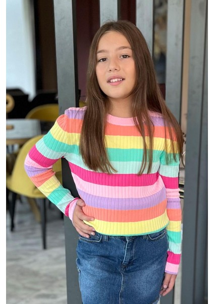 Kız Çocuk Triko Kazak Renkli 8-14 Yaş, Karışık Renk fiyatları