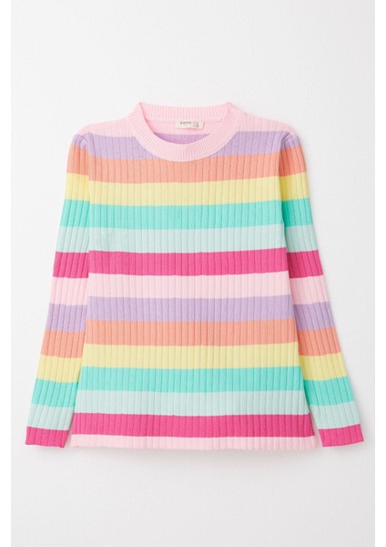 Kız Çocuk Triko Kazak Renkli 8-14 Yaş, Karışık Renk modelleri