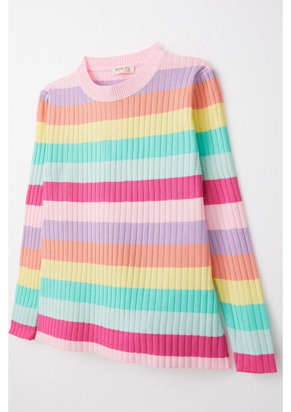 Kız Çocuk Triko Kazak Renkli 8-14 Yaş, Karışık Renk indirimleri