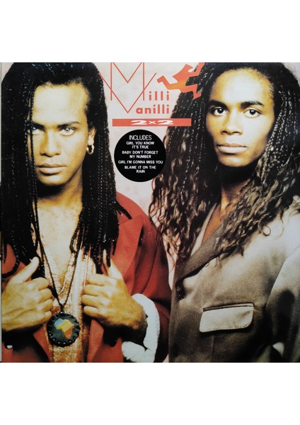 Milli Vanilli - Milli Vanilli - 2 x 2 Double Lp - Yabancı 33'lük Plaklar