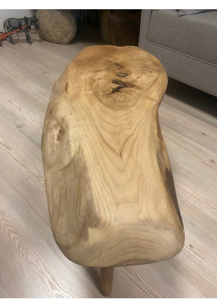 2180052 Ceviz El Yapımı Kütük Orta Sehpa 80 x 30, Yükseklik:47 fırsatları