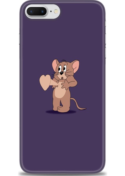 iPhone 8 Plus Kılıf Hd Baskılı - Aşık Jerry