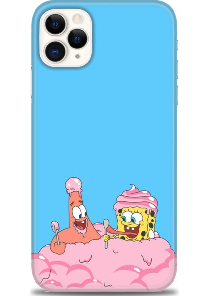 iPhone 11 Pro Max Kılıf Hd Baskılı - Spongebob