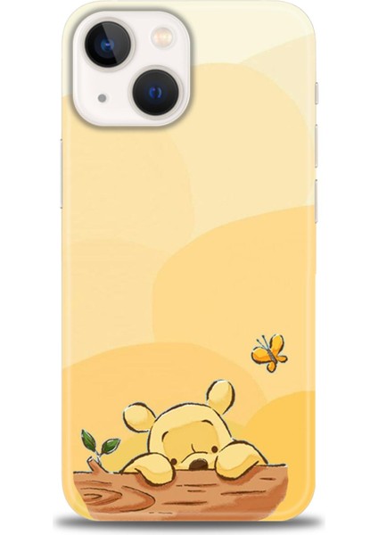 iPhone 13 Kılıf Hd Baskılı - Winnie ve Kelebek