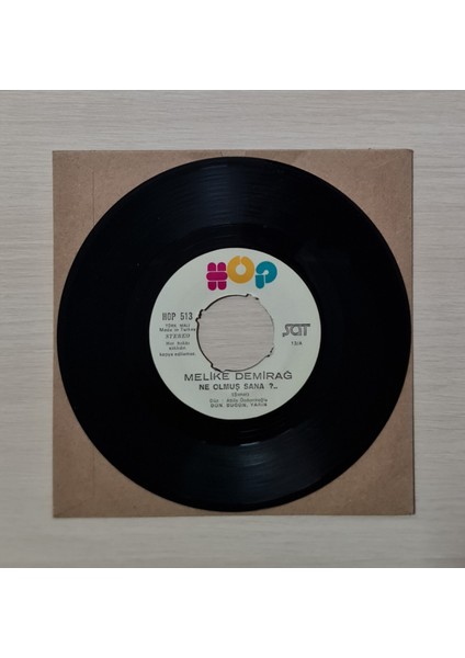 Melike Demirağ - Ne Olmuş Sana?.. - Pşşık!.. - 1976 - Dönem Baskı Plak - 45LIK - Kırkbeşlik fiyatları