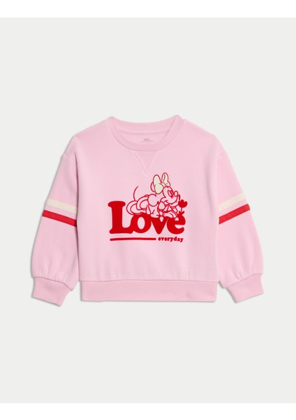 Pamuk Karışımlı Minnie Mouse™ Sweatshirt (2-8 Yaş)
