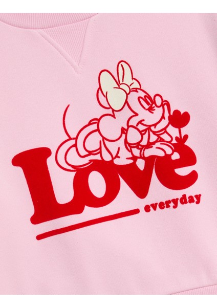 Pamuk Karışımlı Minnie Mouse™ Sweatshirt (2-8 Yaş)