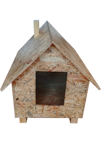 Kedi Evi Dış Ortam Uygun Ahşap Kedi Evi Osb 50x50x35 cm fiyatları