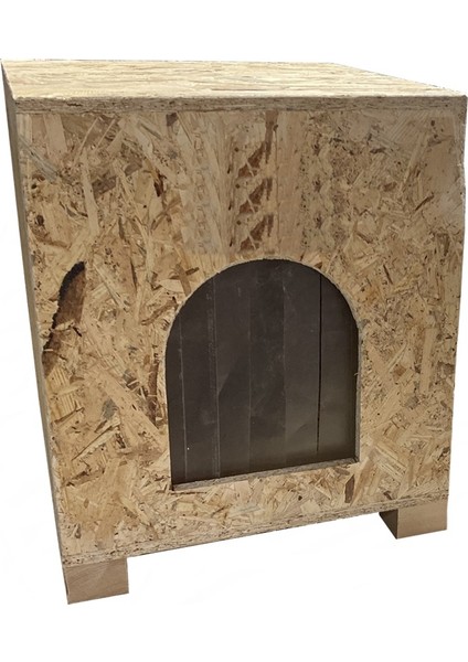 Kedi Evi Dış Ortam Uygun Ahşap Kedi Evi Osb 40x37x34 cm fiyatları