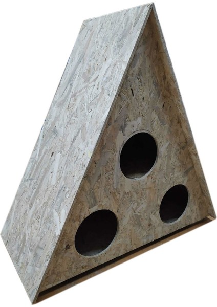 Kedi Evi Dış Ortam Uygun Ahşap Kedi Evi Osb 78x76x35 cm modelleri