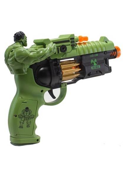 Oyuncak Tabanca Kahraman Tabanca Işıklı Sesli 22 cm