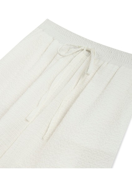Dokulu Ayarlanabilir Bel Pantolon TS1250003237002