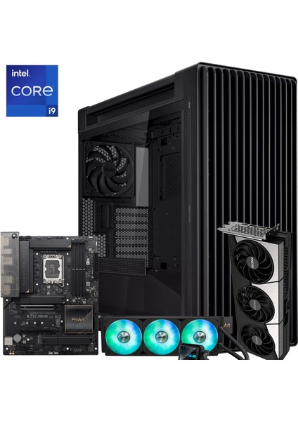 Proart I9-14900K RTX5090 Oc 2tb M.2 64GB Ddr5 Dos Oyun Pc
