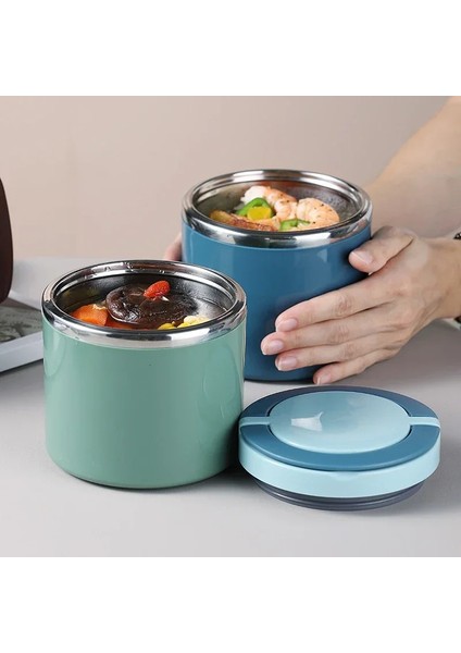Paslanmaz Çelik Gıda Termal Kavanozu Vakumlu Bardak Çorba Kasesi Saplı Öğle Yemeği Kutusu Taşınabilir Kapalı Bento Kutusu Termos Saklama Kapları (Yurt Dışından) fiyatları