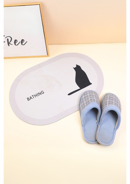 Cute Cat Banyo Paspası