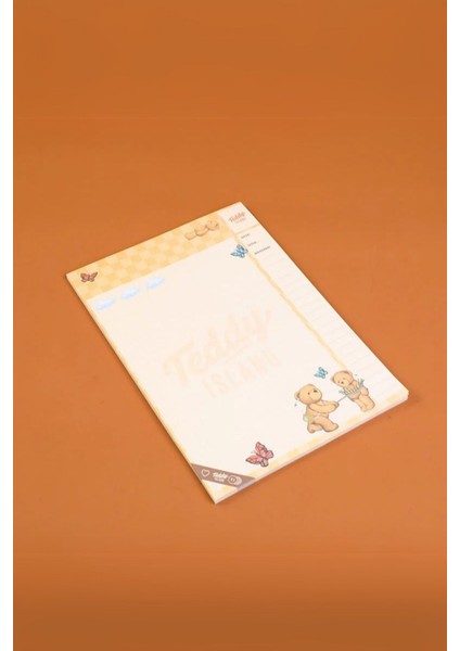 Teddy Island A5 Bloknot 50 Sayfa