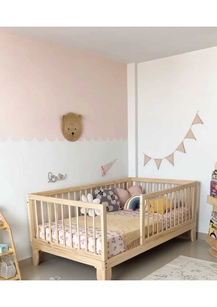 Evrensel Montessori Yatak Ister Ayaklı Ister Ayaksız Kullanma Imkanı