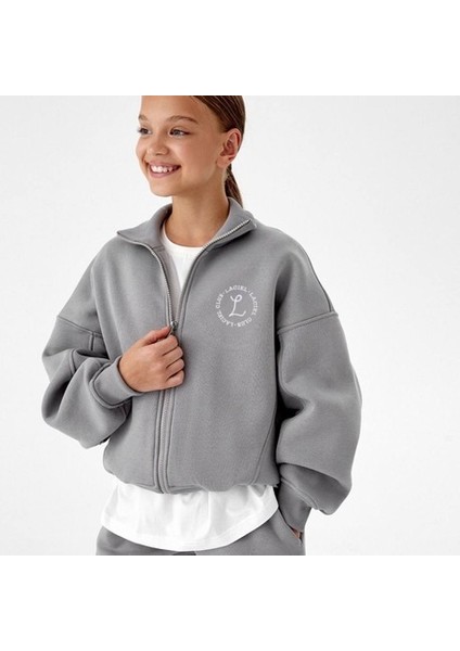 La’ciel Club Sloganlı Fermuarlı Takım modelleri