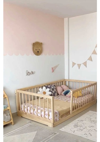 Modüler Montessori Yatak Ister Ayaklı Ister Ayaksız Kullanma Imkanı fiyatları