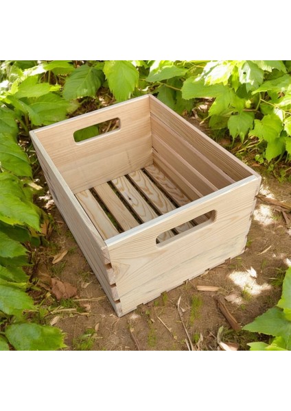 Wooden Destinty Ahşap Kasa - Raf - Kitaplık - Organizer Düzenleyici 40CM (Boy) x 30CM (En) x 20CM (Yükseklik) fırsatları