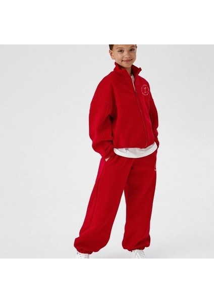 La’ciel Club Sloganlı Fermuarlı Takım