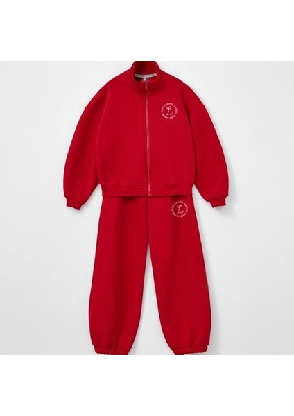 La’ciel Club Sloganlı Fermuarlı Takım fırsatları