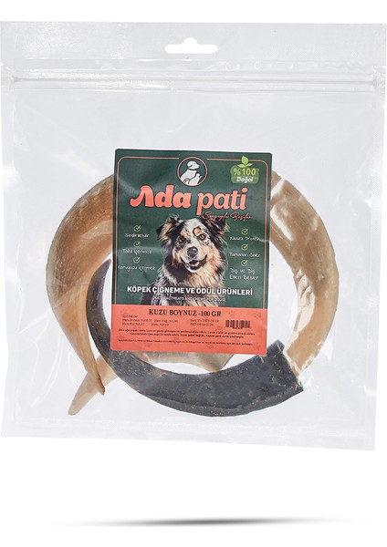 Kuzu Boynuz 100gr Köpek Ödül Maması
