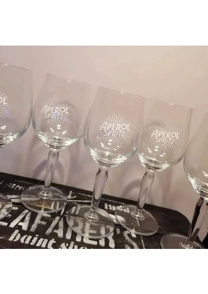 Aperol Spritz Kadehler 6 Adet Sıfır Turuncu Kutu