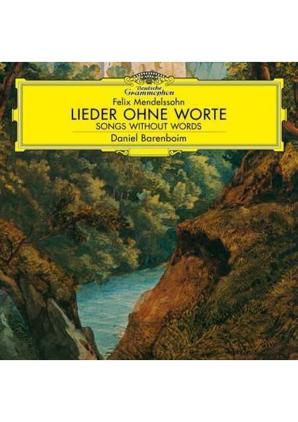 Daniel Barenboim - Mendelssohn Lieder Ohne Worte -Plak