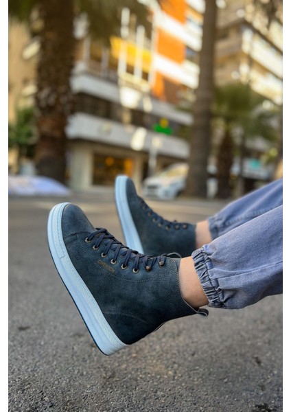 Bağcıklı Erkek Sneaker Bot Antrasit