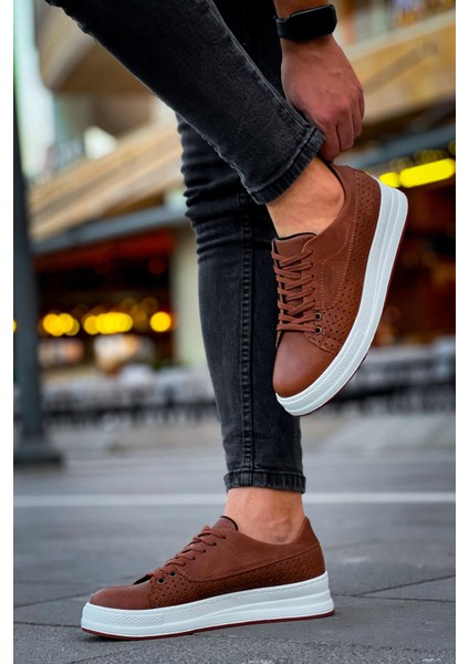 Bağcıklı Erkek Günlük Ayakkabı Taba modelleri