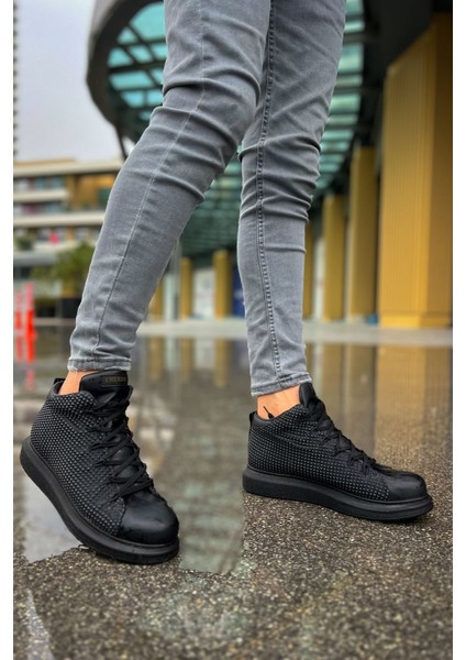 Bağcıklı Erkek Sneaker Bot Siyah Siyah fiyatları