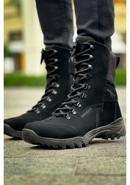 Fermuarlı Bağcık Detaylı Erkek Sneaker Bot Siyah fiyatları