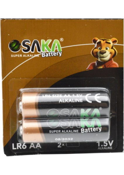 1.5 V Alkalin Aa Kalın Kalem Pil 20 Adet
