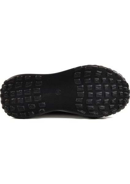 Siyah Tekstil Taşlı Kadın Sneaker